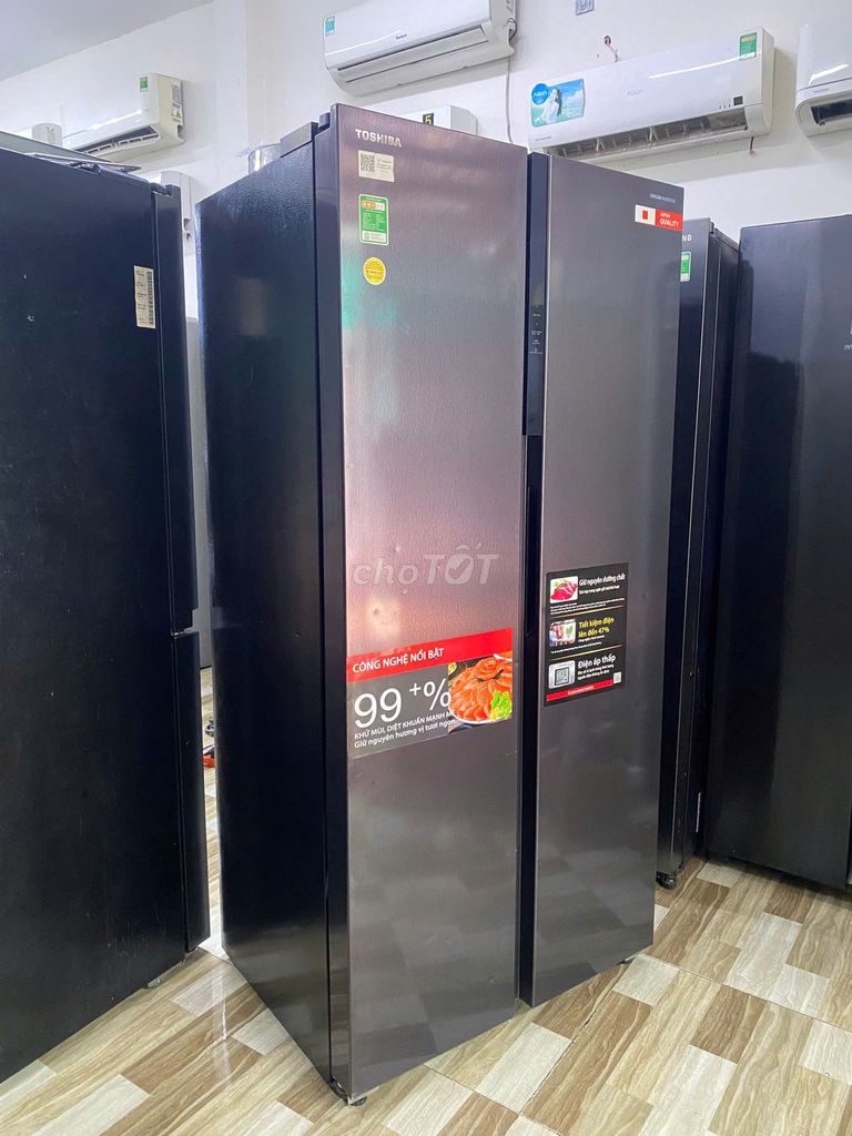 Tủ lạnh Toshiba Inverter 460L Đen LÀM LẠNH TỐT. Mua bán Tủ lạnh tại Quận Bình Thạnh Tp Hồ Chí Minh được đăng bởi PHƯỚC THƯ Kho Điện Máy hình 1