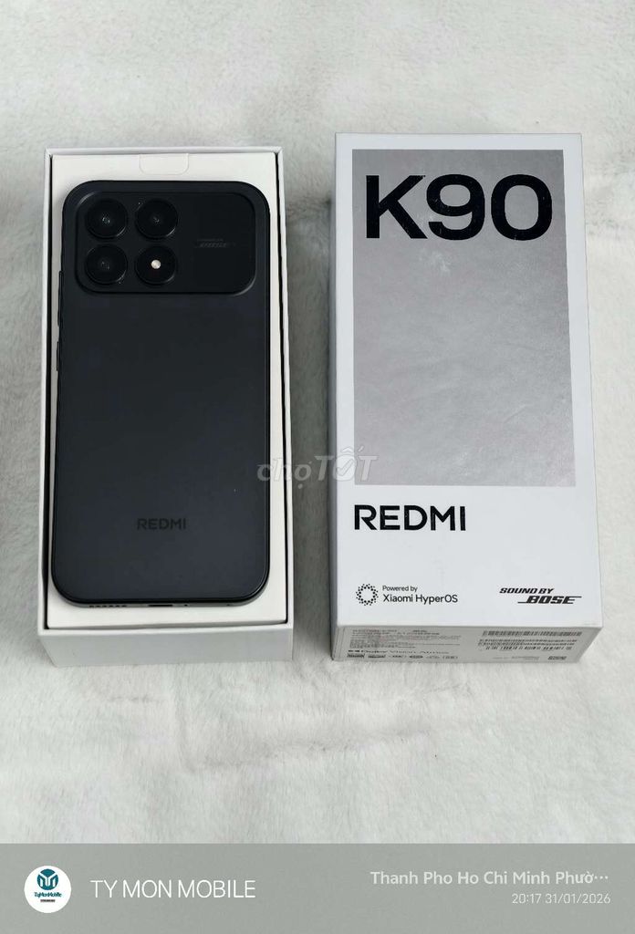 Xiaomi Redmi K90 Đen 512GB. Mua bán Điện thoại tại Quận 5 Tp Hồ Chí Minh được đăng bởi TY  MON MOBILE hình 1