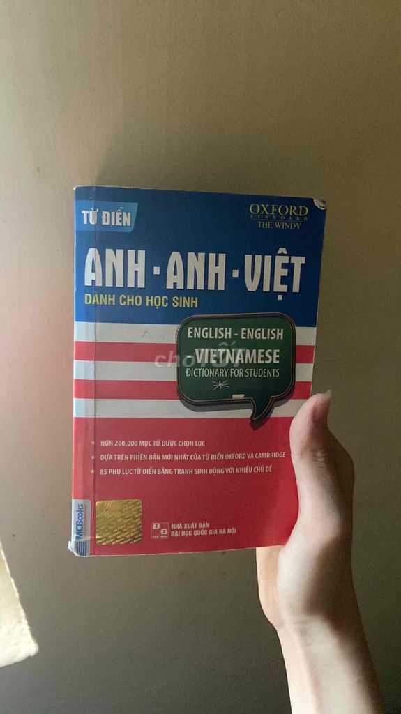 Từ điển Anh - Anh - Việt Đại Học Quốc Gia Hà Nội. Mua bán Sách tại Quận Nam Từ Liêm Hà Nội được đăng bởi Thanh hình 1