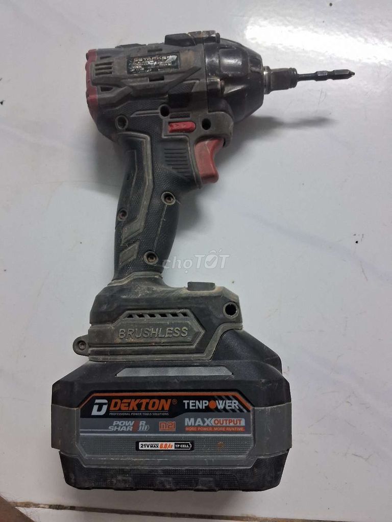 Máy khoan pin Dekton Tenpower 21V. Mua bán Đồ chuyên dụng, Giống nuôi trồng tại Thành phố Thủ Đức Tp Hồ Chí Minh được đăng bởi Thien thuan hình 1