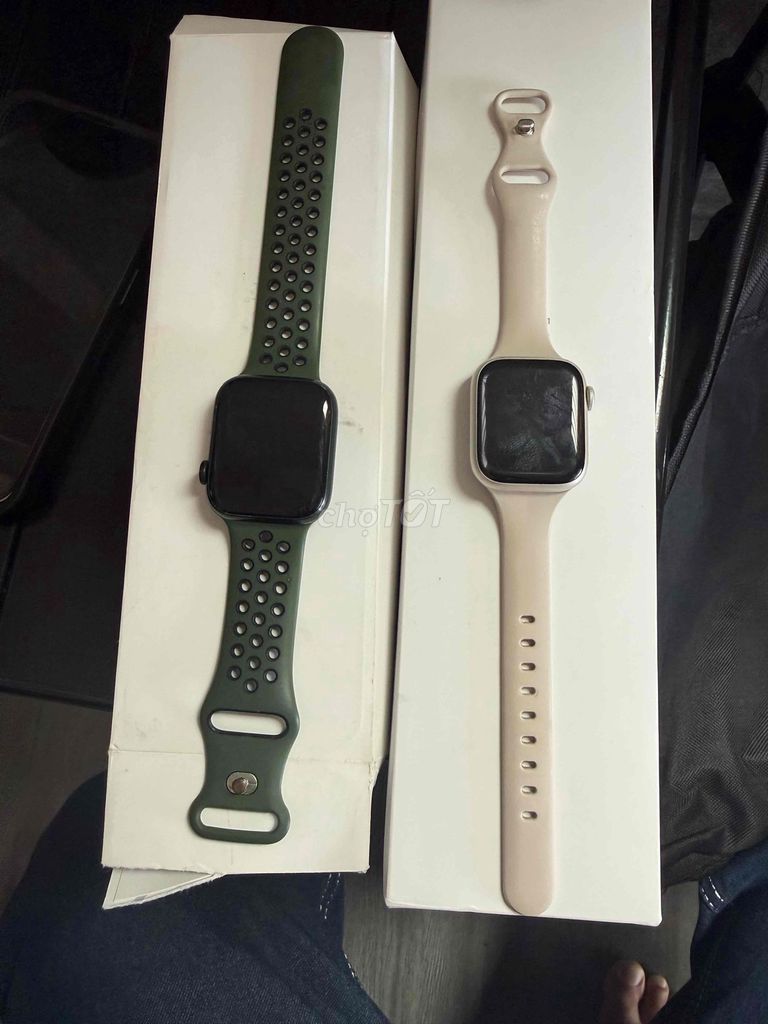 Apple Watch S9 45mm Trắng 99%. Mua bán Thiết bị đeo thông minh tại Thành phố Trà Vinh Trà Vinh được đăng bởi Duy hình 1