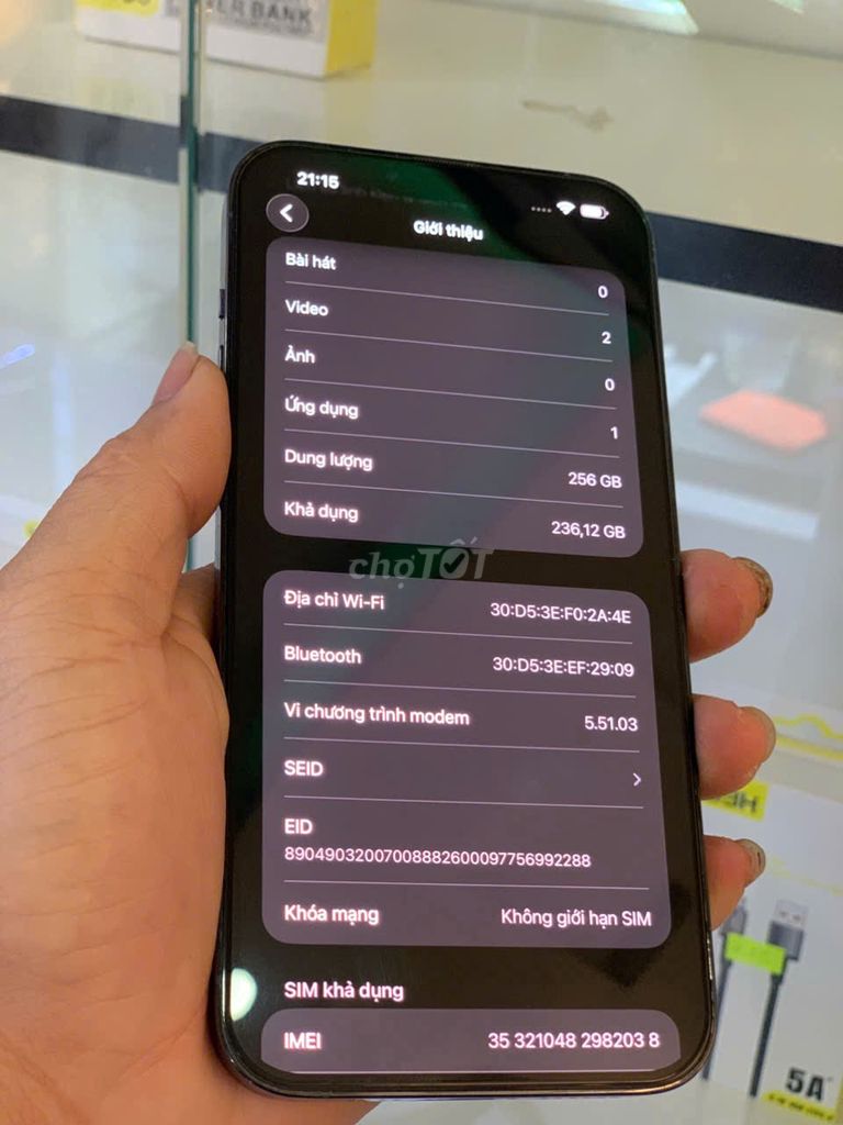 Apple iPhone 13 Pro Max 256GB Xám. Mua bán Điện thoại tại Thành phố Thuận An Bình Dương được đăng bởi Phạm Thái hình 1