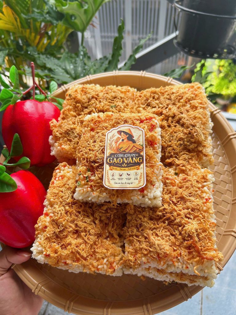 Cơm cháy Gạo Vàng Chà bông 110g. Mua bán Đồ ăn, thực phẩm và các loại khác tại Quận Bình Tân Tp Hồ Chí Minh được đăng bởi Gạo Vàng Foods hình 1