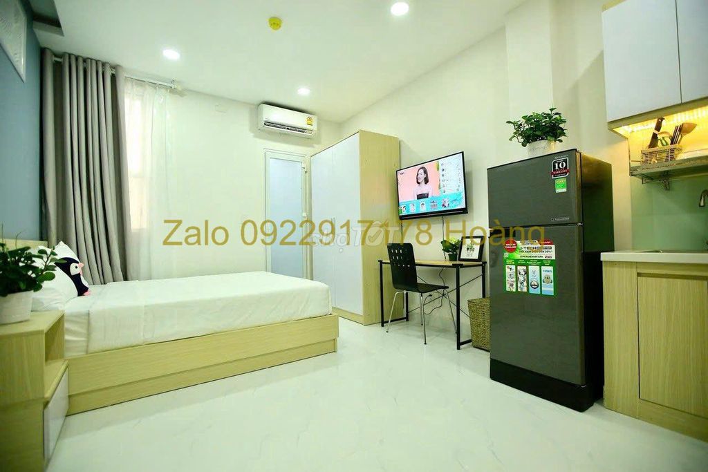 Hệ Thống CH Studio Giếng Trời - Cửa Sổ - 2PN Cao Cấp Nguyễn Xi KM Lớn