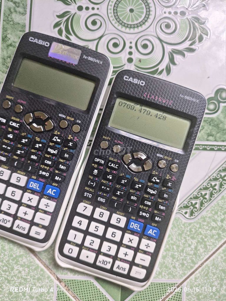 Máy tính khoa học Casio fx-580VN X đã sử dụng. Mua bán Đồ dùng văn phòng tại Thành phố Sa Đéc Đồng Tháp được đăng bởi Quốc  hình 1
