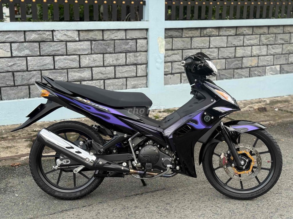 Yamaha Exciter 2007 чёрно-фиолетовый красивый номер 11234