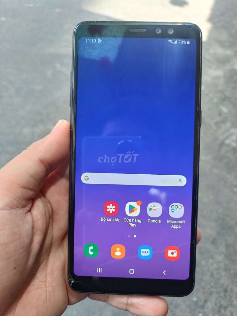 Samsung A8+ 64GB Đen Đã qua sử dụng. Mua bán Điện thoại tại Quận Gò Vấp Tp Hồ Chí Minh được đăng bởi Nghiêm Hd Saison hình 1