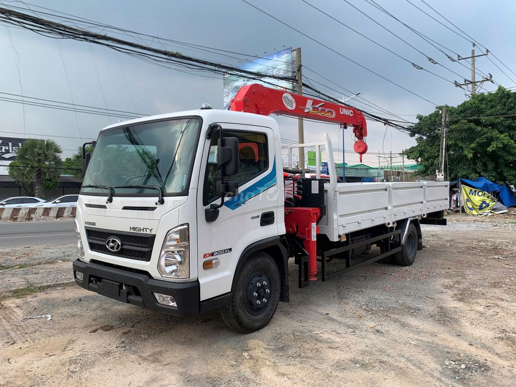 Xe Tải Hyundai Mighty EX900XL Gắn Cẩu Unic 3 Tấn. Mua bán Xe tải, xe ben tại Thành phố Thuận An Bình Dương được đăng bởi Ngọc Minh hình 1