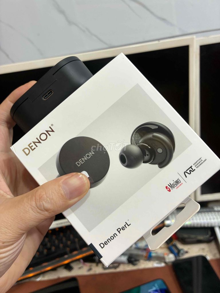 Tai nghe Denon PerL Đen Mới. Mua bán Tivi, Âm thanh tại Quận Lê Chân Hải Phòng được đăng bởi hoang anh hình 1
