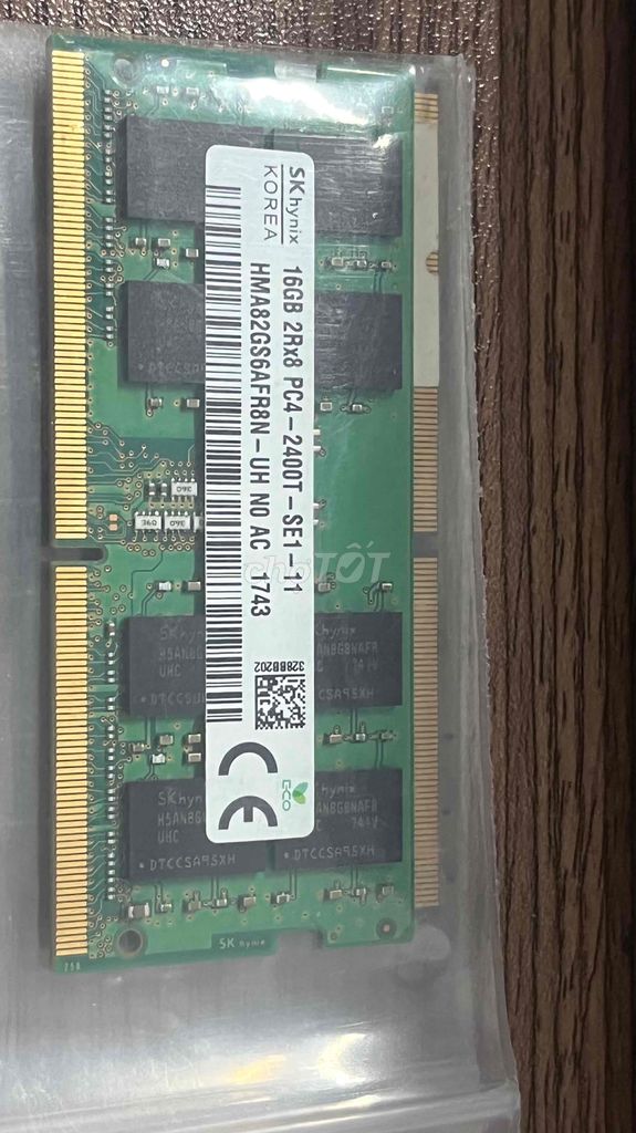 RAM LAPTOP PC4 16GB/2400T. BH 3T