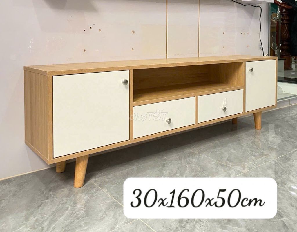 Kệ tivi gỗ 30x160x50cm Mới. Mua bán Tủ, kệ gia đình tại Thành phố Thủ Đức Tp Hồ Chí Minh được đăng bởi NT HOÀNG KIM hình 1