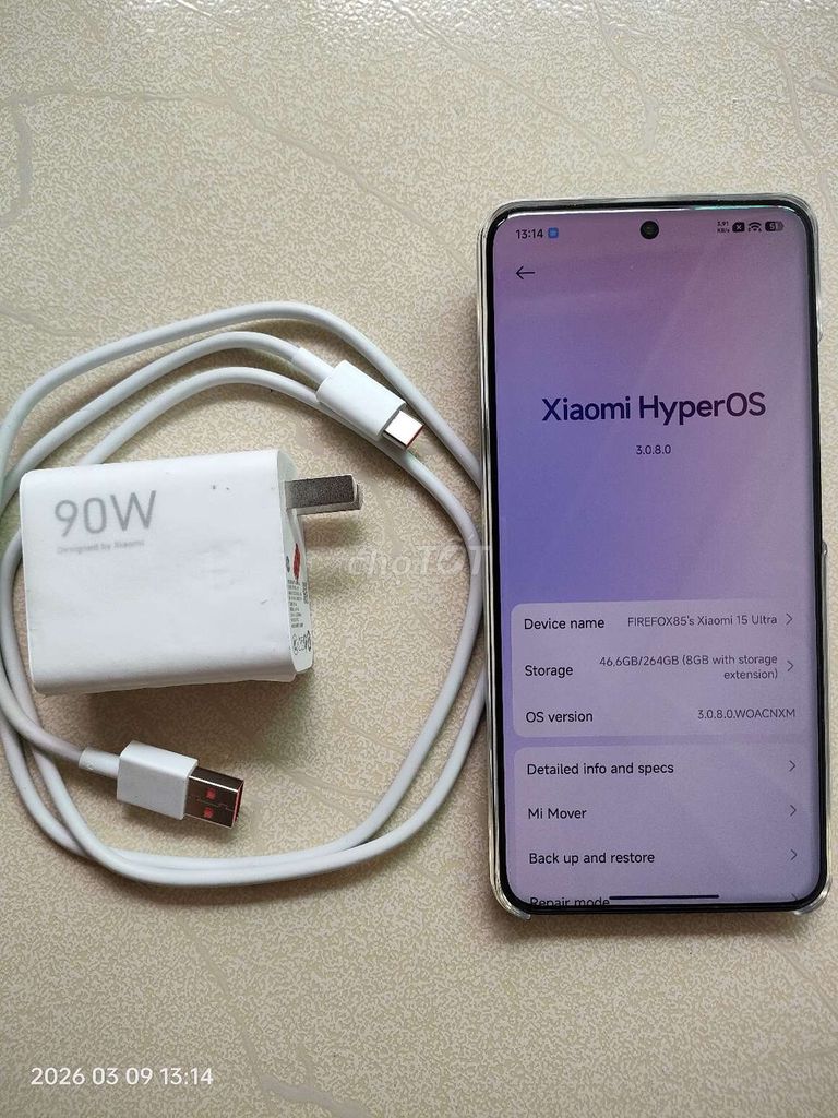 XIAOMI 15 ULTRA ĐEN (BẢN THƯƠNG MẠI). Mua bán Điện thoại tại Quận Cái Răng Cần Thơ được đăng bởi Kcn TPT hình 1