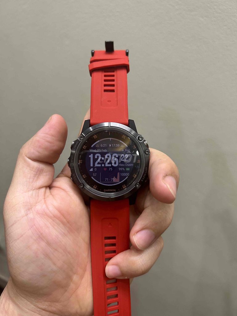 Garmin Fenix 5X Plus Đen Đỏ 51mm. Mua bán Thiết bị đeo thông minh tại Thành phố Phúc Yên Vĩnh Phúc được đăng bởi Thành hình 1