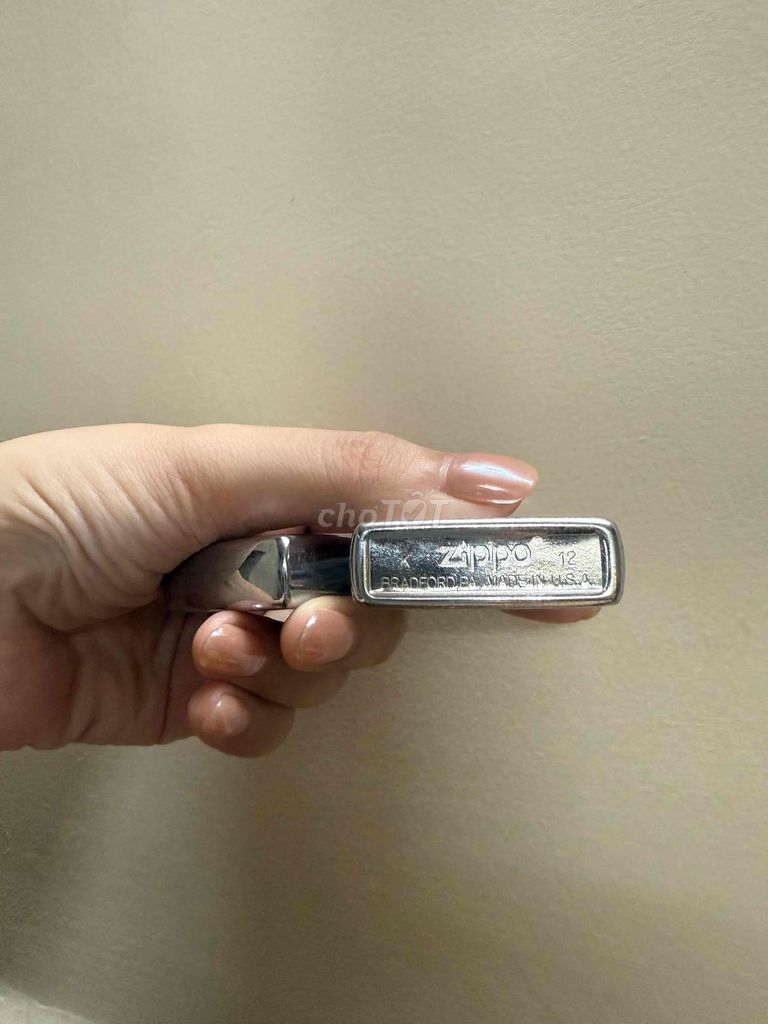 Bật lửa Zippo Bạc Bạc. Mua bán Đồ sưu tầm, đồ cổ tại Quận 12 Tp Hồ Chí Minh được đăng bởi Phương Tuyết hình 1