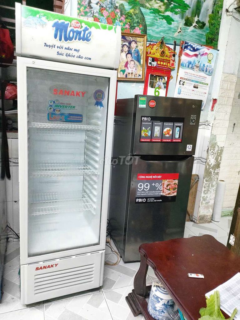 Tủ mát Sanaky 280 l, máy zin làm mát nhanh tiết ki. Mua bán Tủ lạnh tại Quận 12 Tp Hồ Chí Minh được đăng bởi Hà Trung Hiếu hình 1