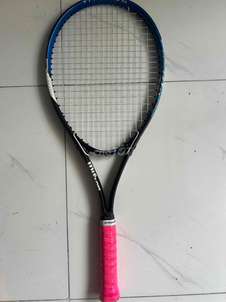 Vợt tennis Titanium Đen, xanh, hồng