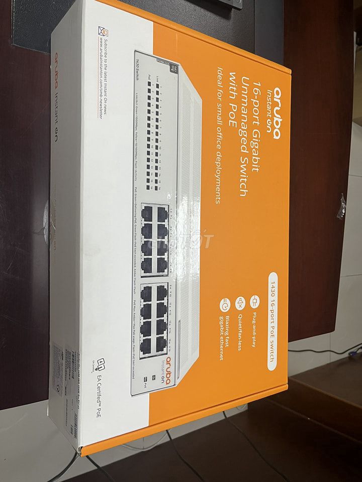 Bán Switch Aruba Instant On 1430 16 Port full POE