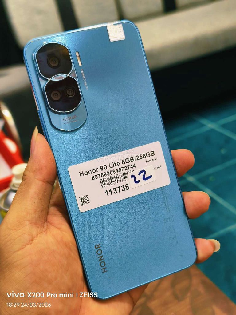 Honor 90 Lite 256GB zin đẹp full. Mua bán Điện thoại tại Quận Tân Bình Tp Hồ Chí Minh được đăng bởi Táo Bán Lổ hình 1