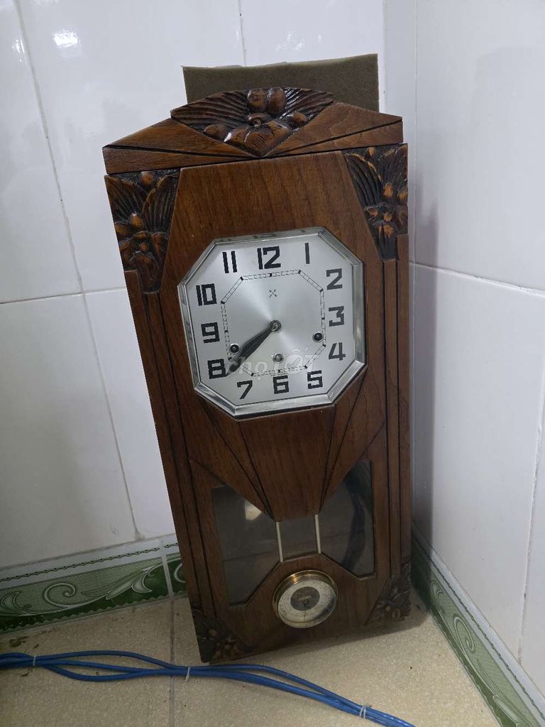 Đồng hồ treo tường Junghan Gỗ Nâu 8 gông 8 búa. Mua bán Nội thất, đồ gia dụng khác tại Thành phố Thái Bình Thái Bình được đăng bởi Anh st hình 1