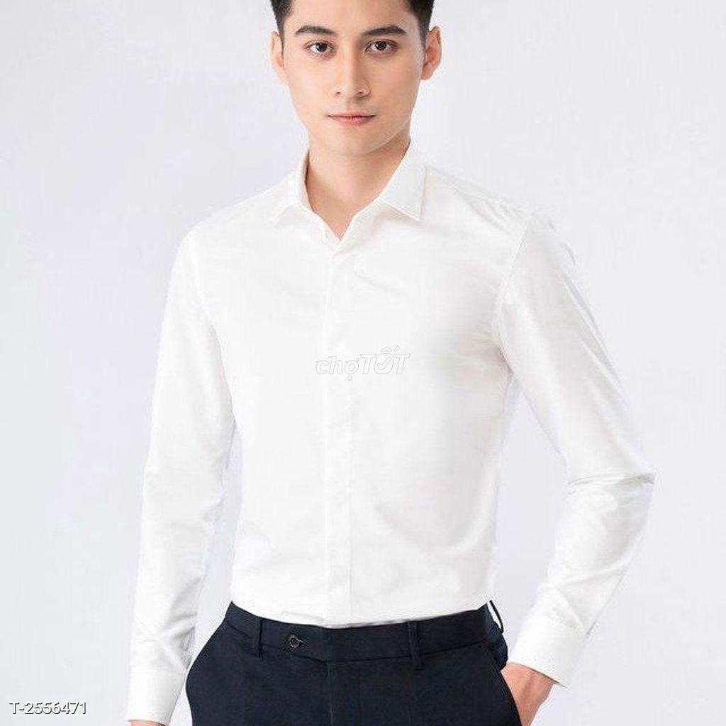ÁO SƠ MI NAM TRƠN TUTO5 MENSWEAR SMT01. Mua bán Quần áo tại Quận Đống Đa Hà Nội được đăng bởi Siêu thị Anh Tú 68   hình 1