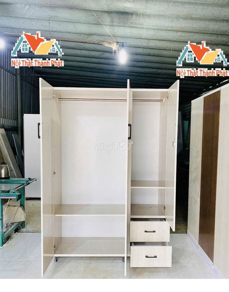 Tủ quần áo Tủ quần áo &&Tủ quần áo  Tủ quần áo. Mua bán Tủ, kệ gia đình tại Quận 6 Tp Hồ Chí Minh được đăng bởi Xưởng Thành Phát hình 1