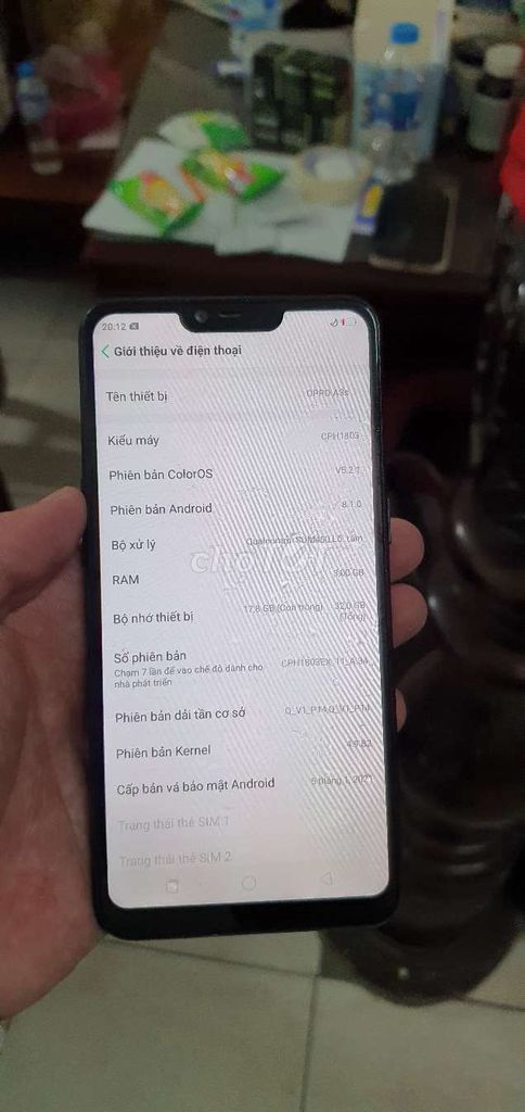 OPPO A3s 3/32GB Đen. Mua bán Điện thoại tại Quận Hoàng Mai Hà Nội được đăng bởi Mạnh Dũng Android hình 1