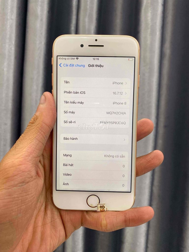 iPhone 8 64GB Vàng Quốc tế Like New. Mua bán Điện thoại tại Quận Gò Vấp Tp Hồ Chí Minh được đăng bởi Trường Hải hình 1
