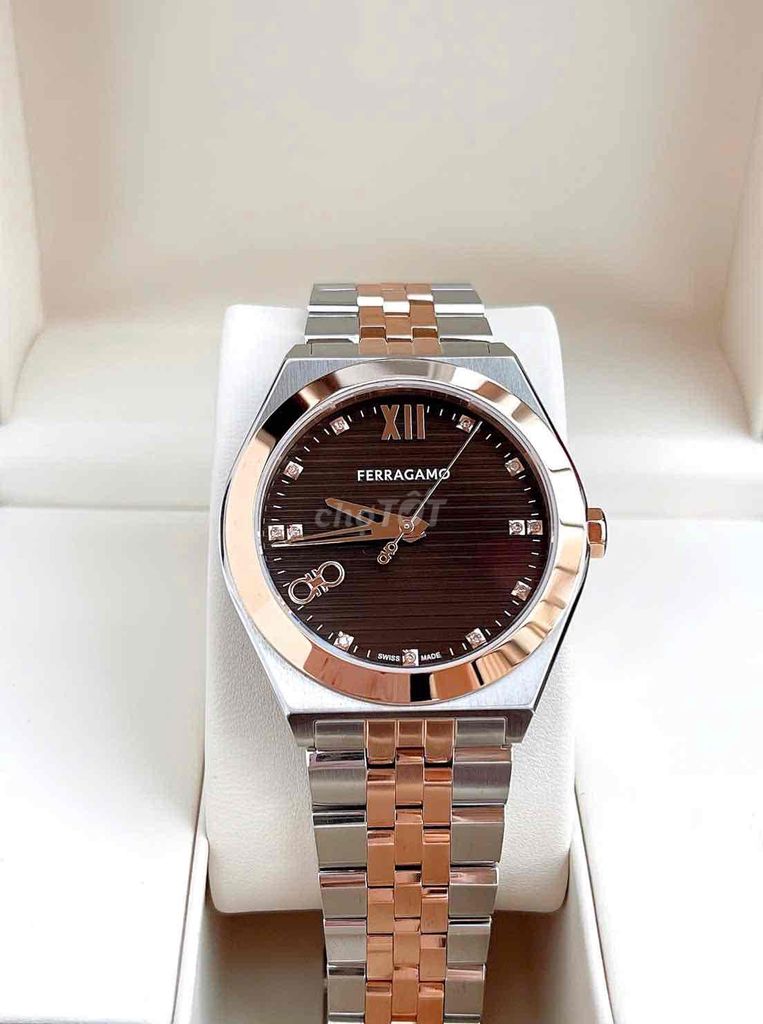 Đồng hồ Salvatore Ferragamo Vega Diamond Nam 40mm. Mua bán Đồng hồ tại Thành phố Thủ Đức Tp Hồ Chí Minh được đăng bởi Quang Vinh Watch Đồng Hồ Xách Tay Authentic hình 1