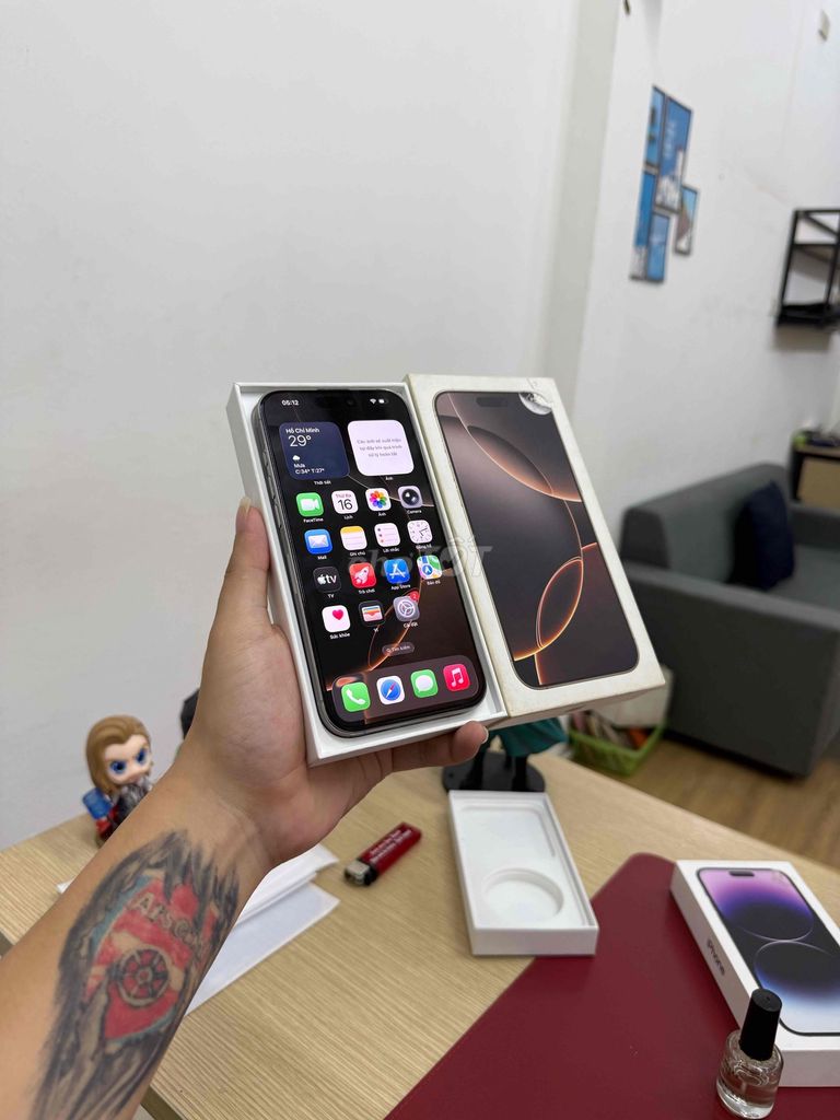 iPhone 16 Pro Max QTE 512GB Pin 93 Zin Nguyên Bản. Mua bán Điện thoại tại Quận Đống Đa Hà Nội được đăng bởi Hà Nội Mobile Bao Duyệt Nợ Xấu hình 1