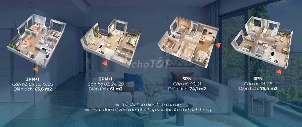 DƯ ÁN DÀNH CHO NHỮNG NHÀ ĐẦU TƯ THÔNG MINH