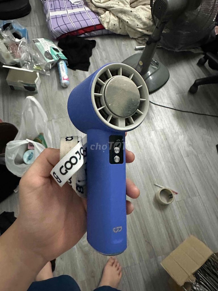 Quạt mini GOOJODOOR Xanh điều chỉnh tốc độ gió. Mua bán Quạt tại Quận Bình Thạnh Tp Hồ Chí Minh được đăng bởi Ánh hình 1