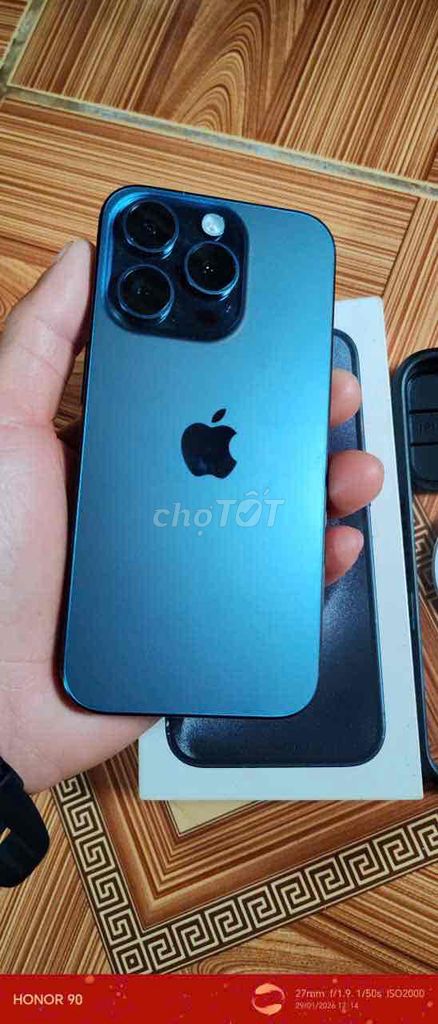 Apple iPhone 15 Pro 128GB Xanh. Mua bán Điện thoại tại Huyện Đắk R'Lấp Đắk Nông được đăng bởi kođừơng hình 1