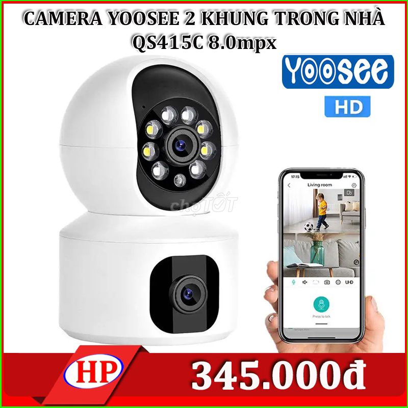 Camera Yoosee QS415C Trắng 8.0mpx. Mua bán Máy ảnh, Máy quay tại Quận Ninh Kiều Cần Thơ được đăng bởi GIA DỤNG VÀ ĐIỆN TỬ HIỆP PHÁT CẦN THƠ hình 1