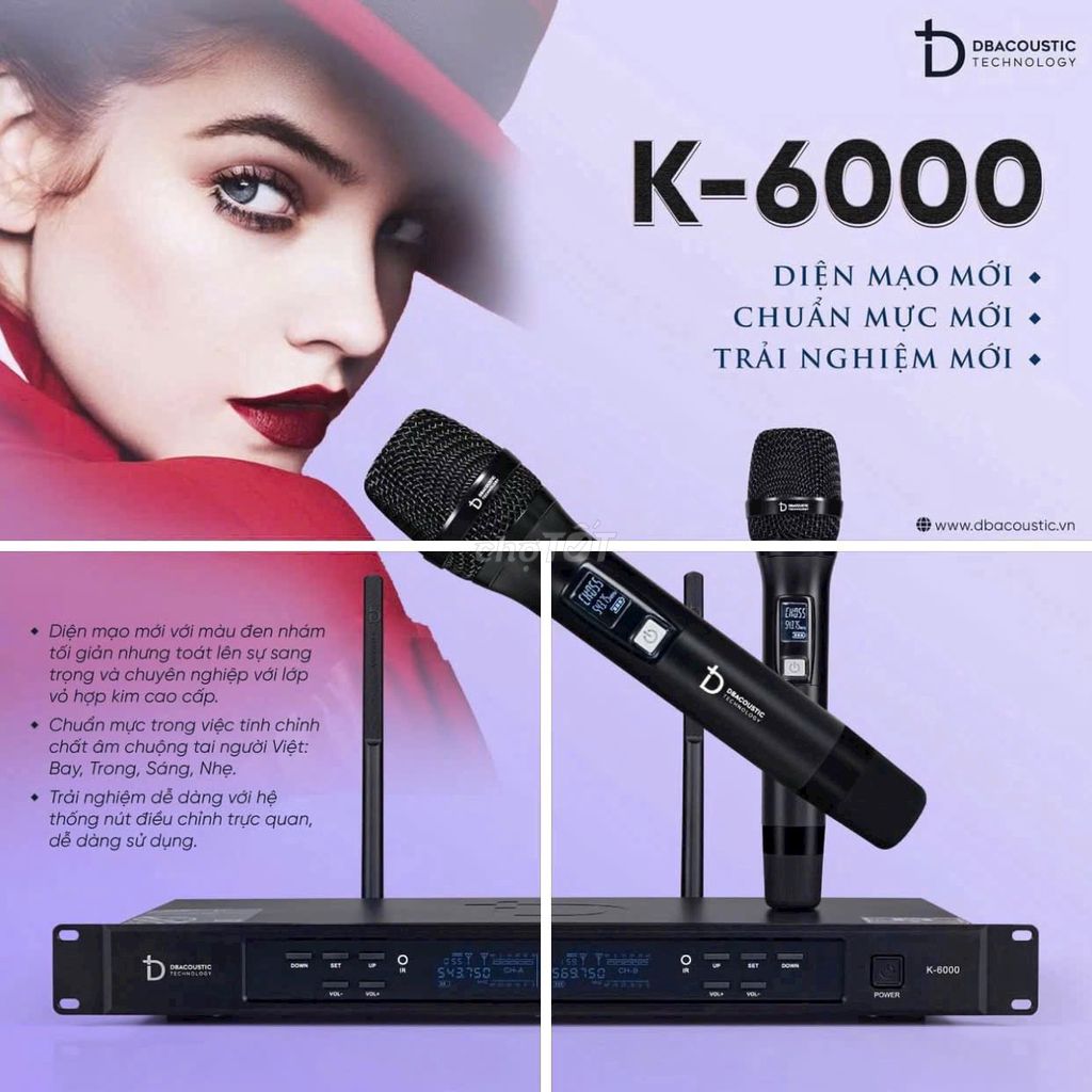 Míc chuyên karaoke dbacoustic k6000 siêu hay xịn. Mua bán Tivi, Âm thanh tại Quận Sơn Trà Đà Nẵng được đăng bởi cường audio hình 1