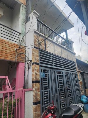 NHÀ 1 LẦU ĐÚC: NGANG 4m X 15m, HẺM ĐƯỜNG 12, P. HBP