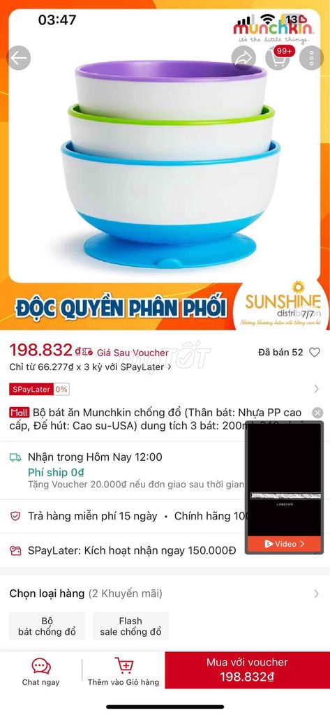 Bát ăn dặm Munchkin set 3c. Mua bán Mẹ và bé tại Quận Ba Đình Hà Nội được đăng bởi Phạm vân hình 1