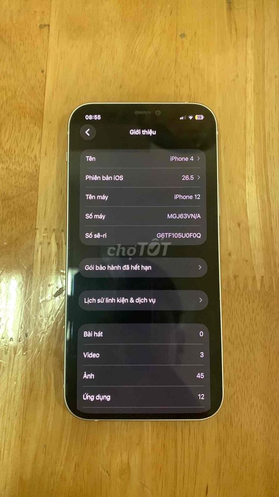 Apple iPhone 12 64GB Bạc. Mua bán Điện thoại tại Quận Bắc Từ Liêm Hà Nội được đăng bởi Đỗ Phương hình 1