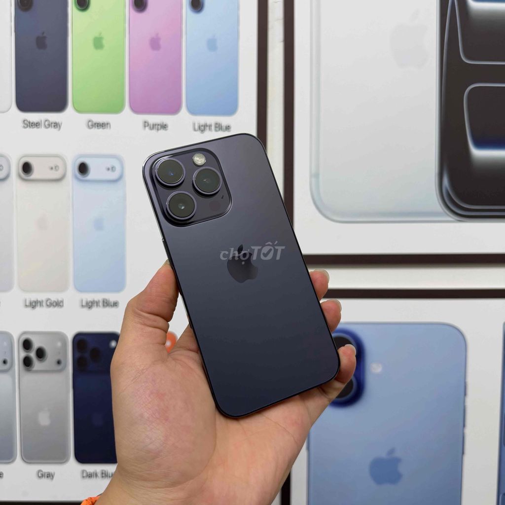 14 Pro 128GB Tím Sim Vật Lý Pin 100. Mua bán Điện thoại tại Quận Thanh Xuân Hà Nội được đăng bởi Hoàng Sơn Apple hình 1
