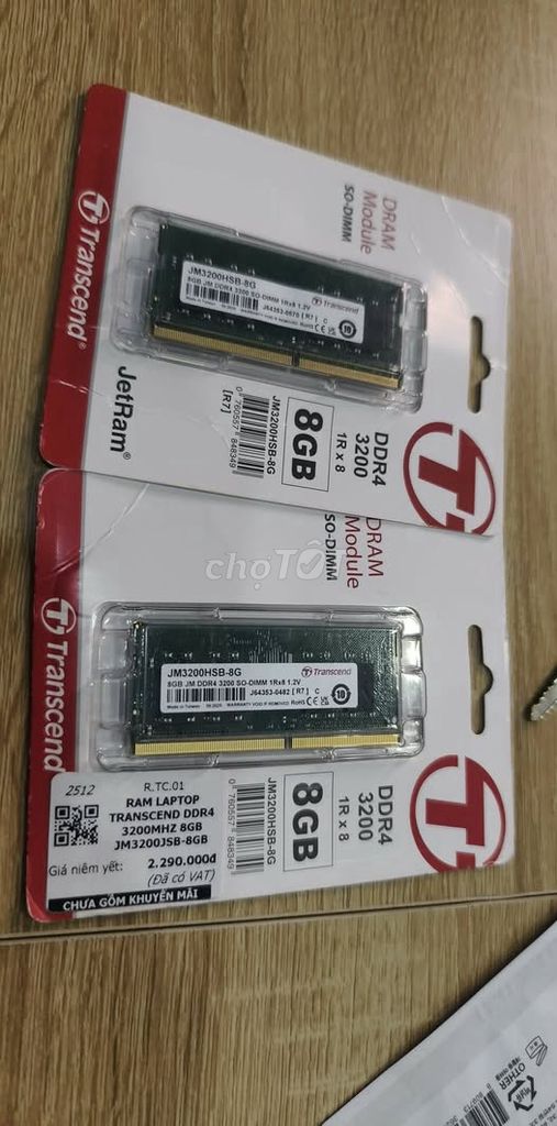RAM Transcend JM3200JSB-8GB DDR4. Mua bán Linh kiện (RAM, Card...) tại Thành phố Thủ Đức Tp Hồ Chí Minh được đăng bởi Danh hình 1