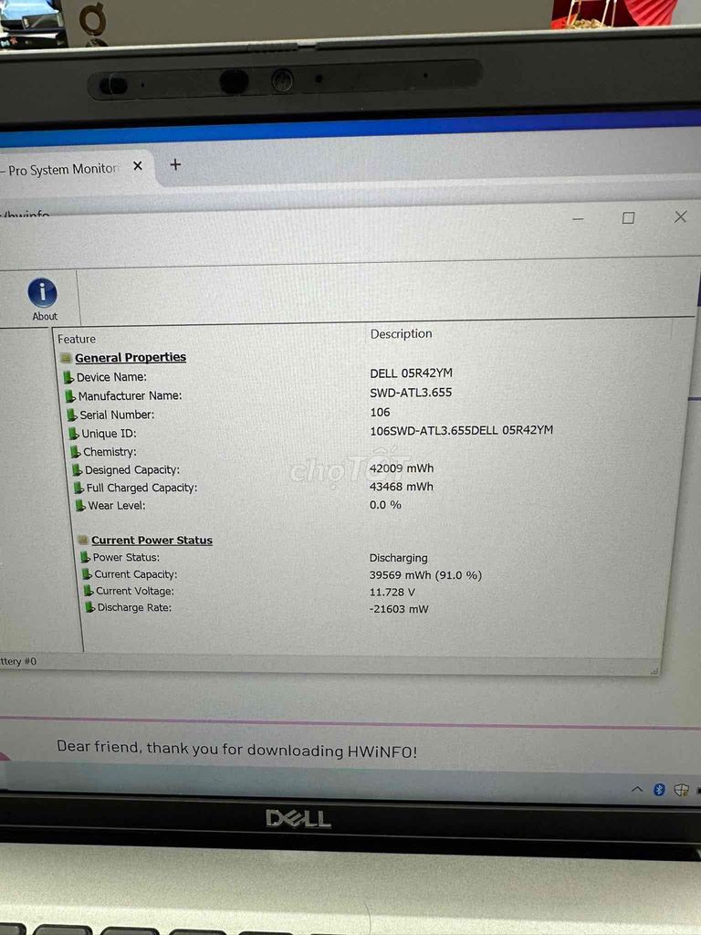 Dell Latitude Core i5, 8GB RAM, SSD 256GB. Mua bán Laptop tại Huyện Kim Thành Hải Dương được đăng bởi Tươi hình 1
