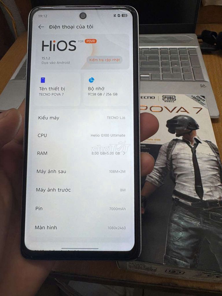 Tecno Pova 7 256GB Xám. Mua bán Điện thoại tại Thị xã Tân Uyên Bình Dương được đăng bởi nguyễn linh hình 1