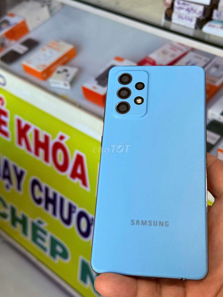 Samsung Galaxy A52 5G 128GB Xanh. Mua bán Điện thoại tại Thành phố Sóc Trăng Sóc Trăng được đăng bởi điện thoại giá sỉ 501lê Hồng Phong  hình 1