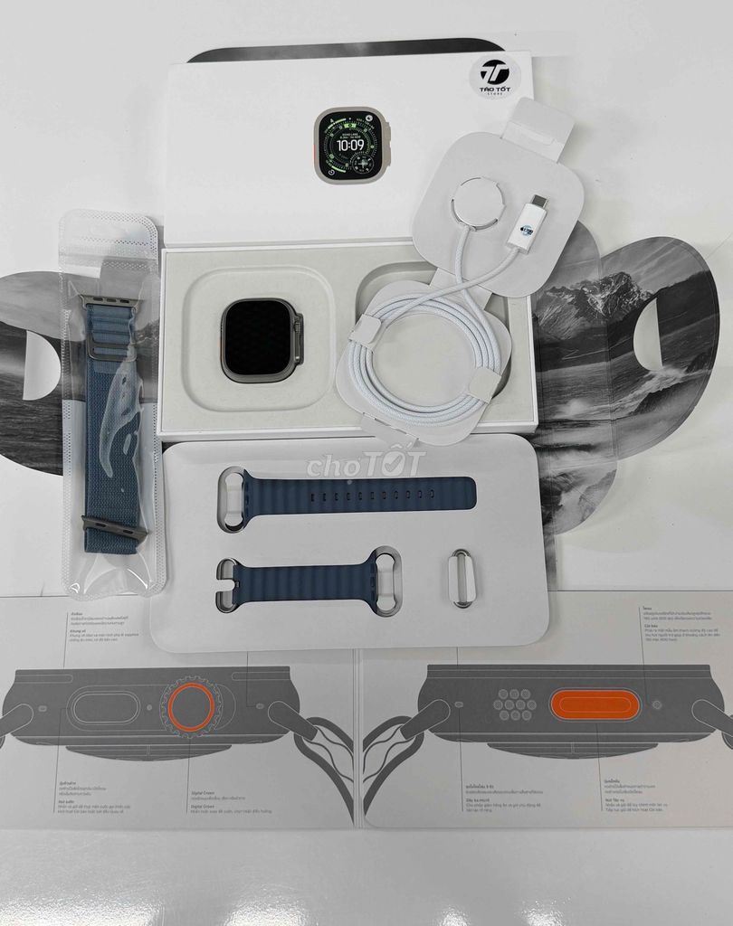 Apple Watch Ultra Gen 3 Titan bạc Openbox new 💯. Mua bán Thiết bị đeo thông minh tại Quận 10 Tp Hồ Chí Minh được đăng bởi Táo Tốt Apple  hình 1
