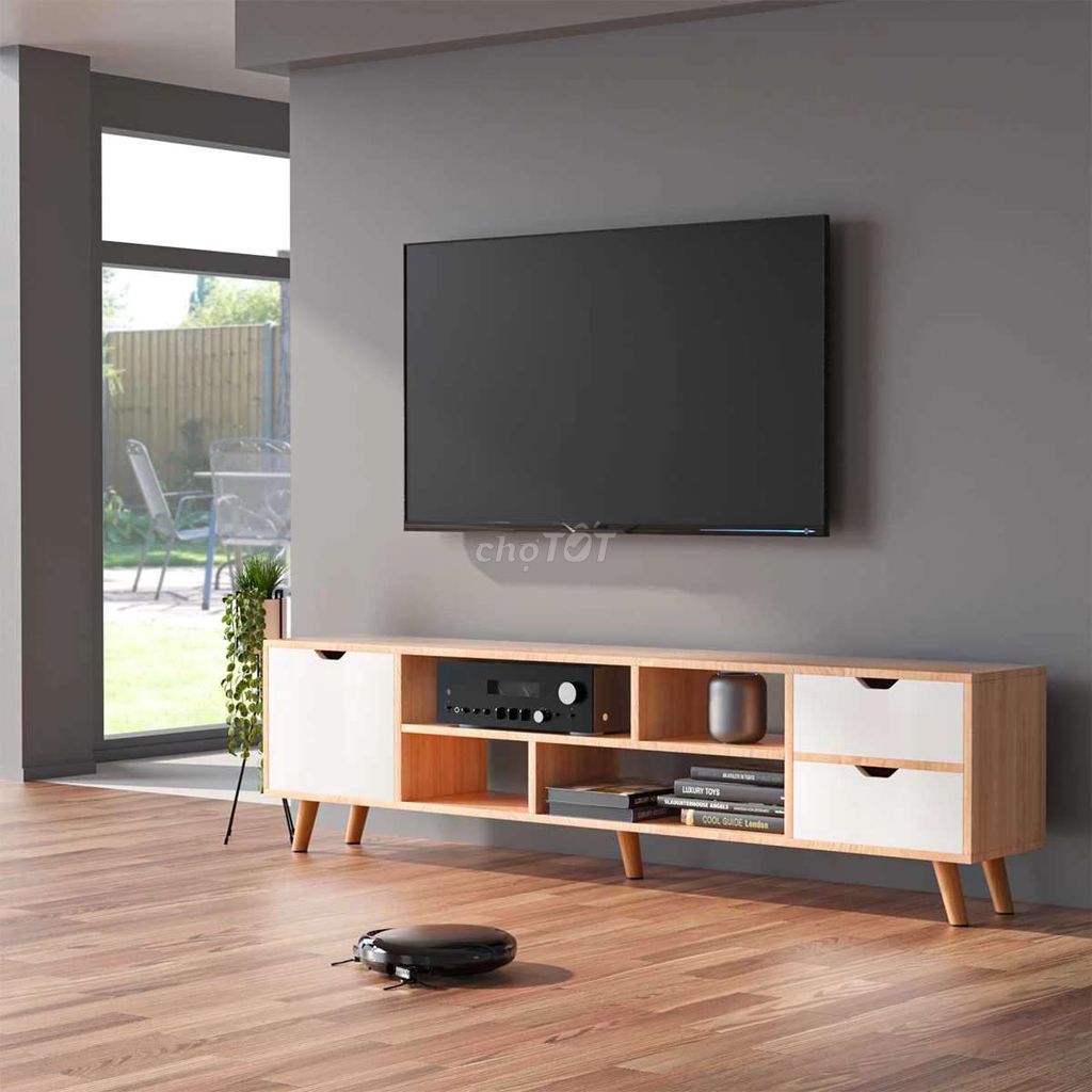 Tủ kệ tivi thiết kế hiện đại sang trọng. Mua bán Tủ, kệ gia đình tại Quận 8 Tp Hồ Chí Minh được đăng bởi Thinh Decor hình 1