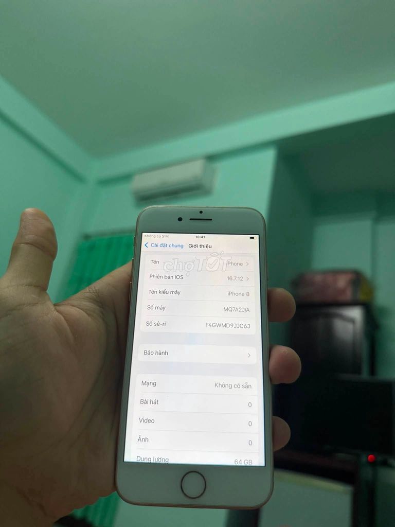 iPhone 8 64GB cần thay pin. Mua bán Điện thoại tại Quận 10 Tp Hồ Chí Minh được đăng bởi Hội Đồ Điện Tử hình 1