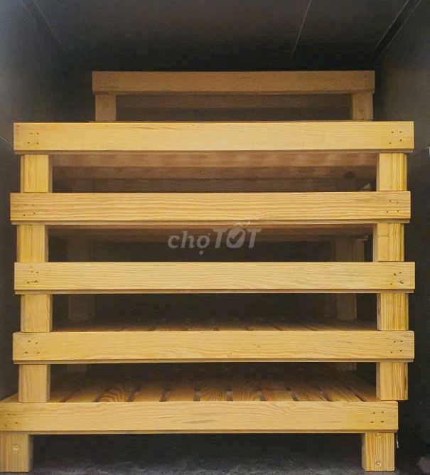 Giường ngủ gỗ Giường Pallet Gỗ Thông