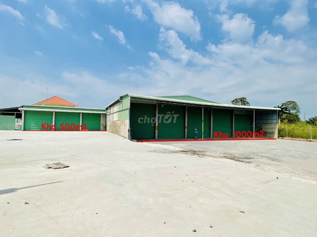 Cho thuê 2 kho. 500m2 và 1000m2 Đường Lê Trọng Tân - Giá Liên Hệ