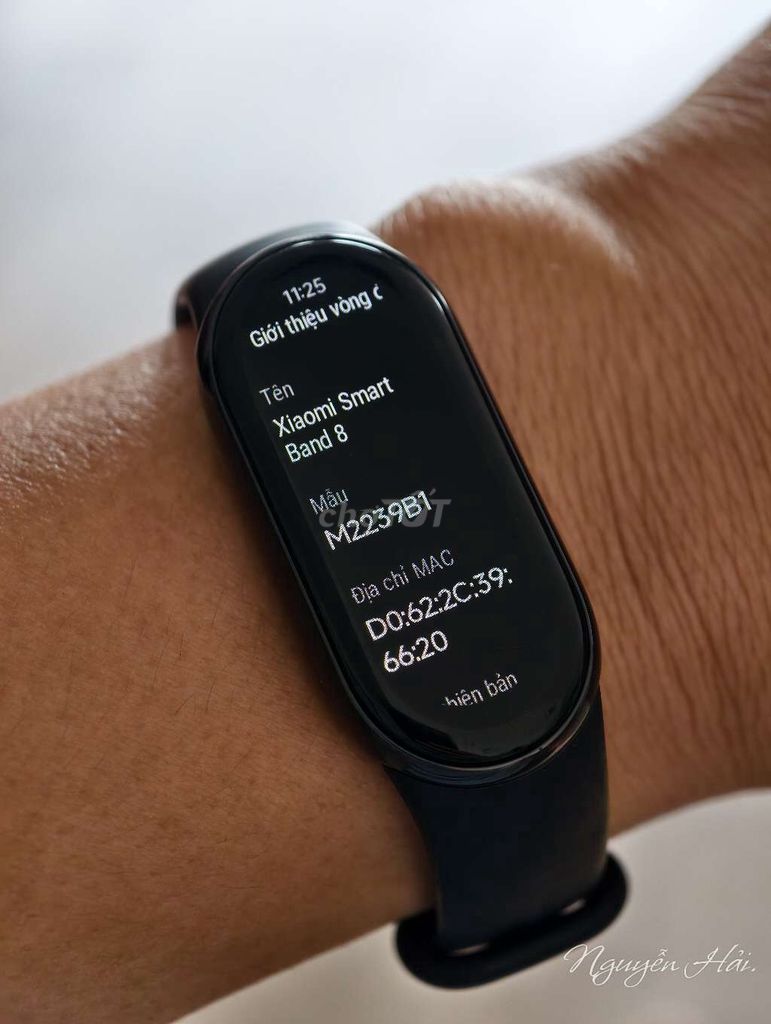 Xiaomi Smart Band 8 Đen Unisex. Mua bán Thiết bị đeo thông minh tại Quận Nam Từ Liêm Hà Nội được đăng bởi sống phải chất hình 1