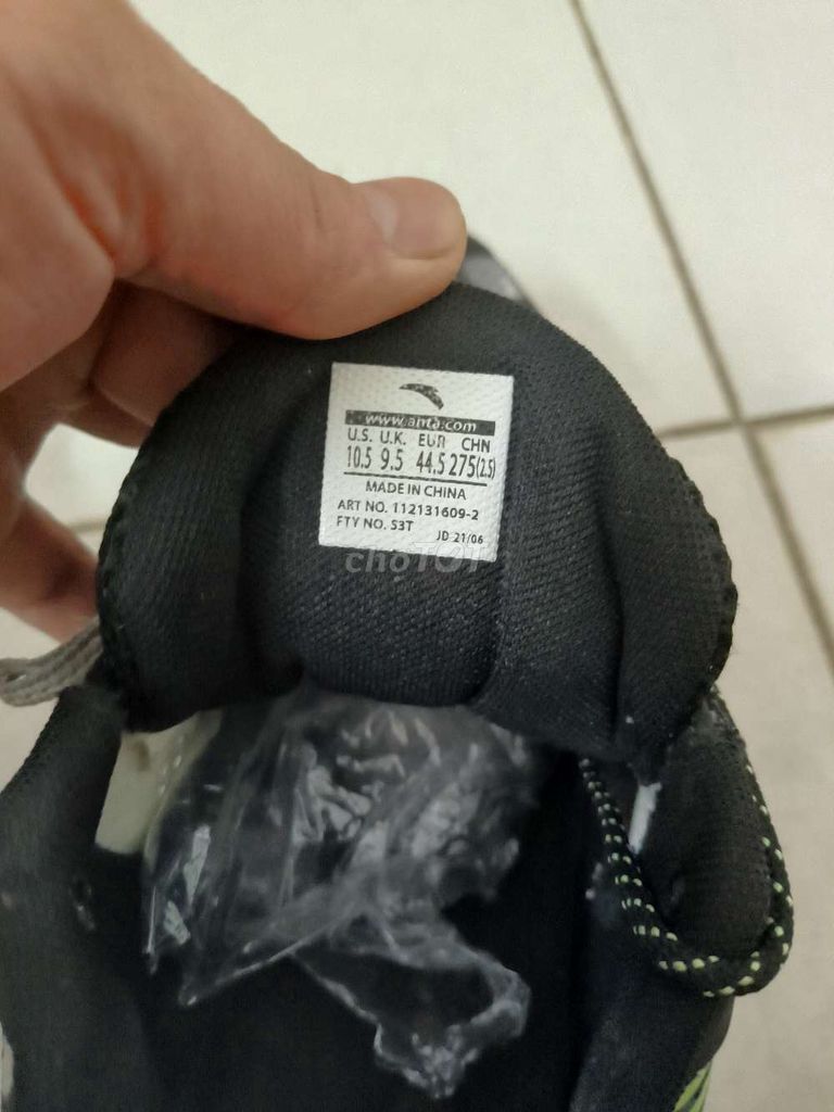 Giày thể thao Anta nam size 44.5 EU. Mua bán Giày dép tại Quận Tân Bình Tp Hồ Chí Minh được đăng bởi Thach hình 1