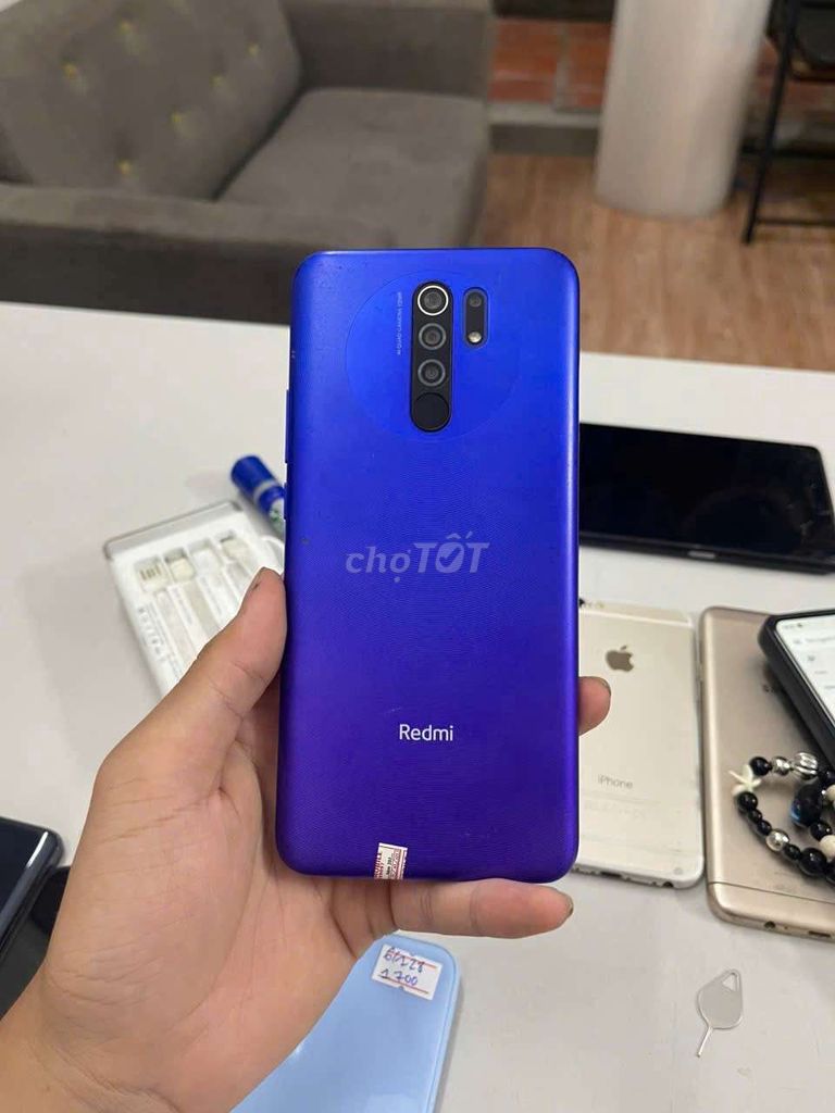 Redmi 9, 64g, pin 5000, sạc nhanh. Mua bán Điện thoại tại Thành phố Thủ Dầu Một Bình Dương được đăng bởi Phước Mobile hình 1
